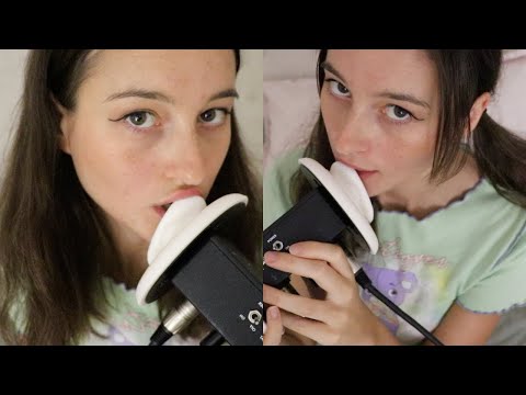 ASMR 💖 eating your ears in BED, just u and me 🤭😴 (TINGLY, RELAXING, MOUTH SOUNDS, KISSES)