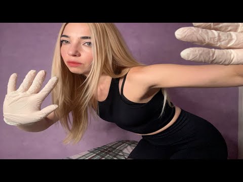 ASMR Spit Painting You With Gloves