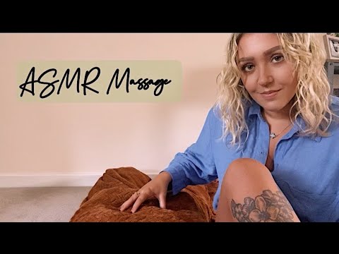 ASMR Relaxing Back Massage POV Pillow Sounds Roleplay