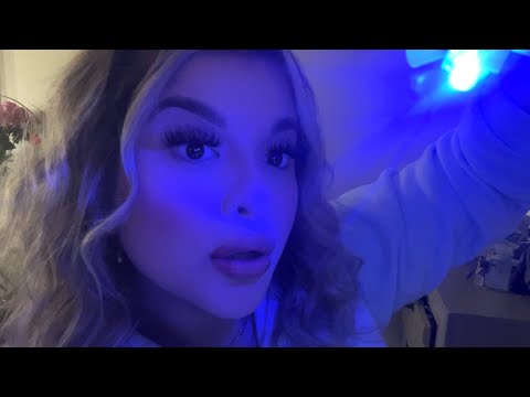 ASMR chaotic gum chewing & bright light triggers 🔦