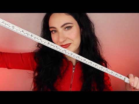 ASMR Measuring Your Face - Personal Attention with Typing Sounds