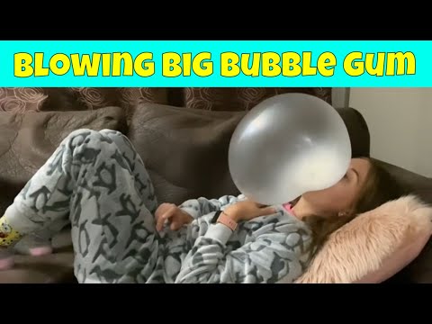 Blowing bubble gum | how to remove bubble gum from hair