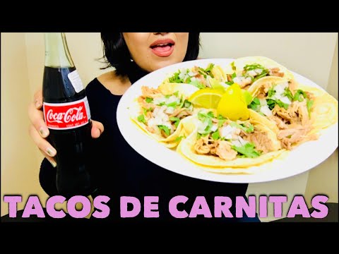 Tacos De Carnitas / MUKBANG ASMR