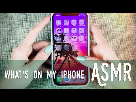ASMR ita -  📱 WHAT'S on my IPHONE? (Whispering)