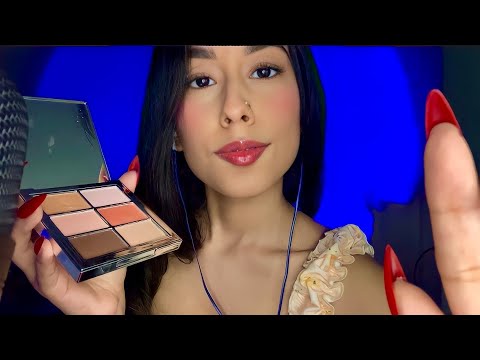 ASMR Bestie Does Your Makeup (trying new products) Soft Spoken