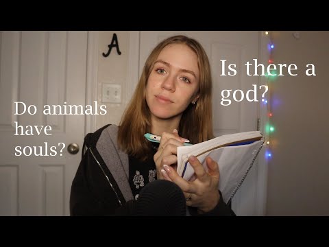 ASMR Asking You Philosophical Questions And Writing Down Your Answers Until You Fall Asleep