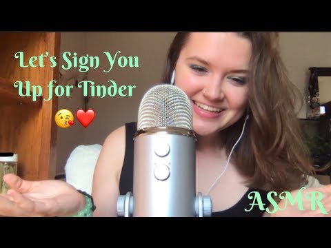 Best Friend Signs You Up For Tinder ASMR 🔥(Typing, Personal Attention)