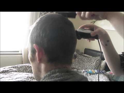 Asmr Haircut man Scissors Sounds cutting , brushi