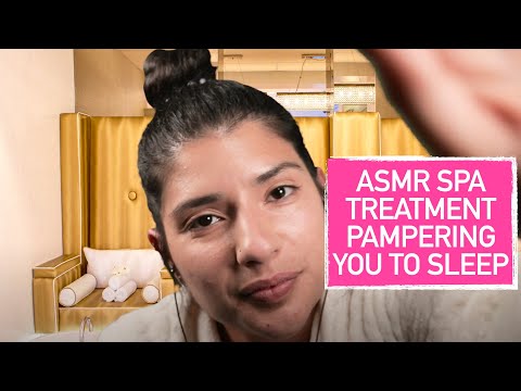 ASMR PAMPERING YOU TO SLEEP | SPA TREATMENT | PERSONAL ATTENTION ASMR