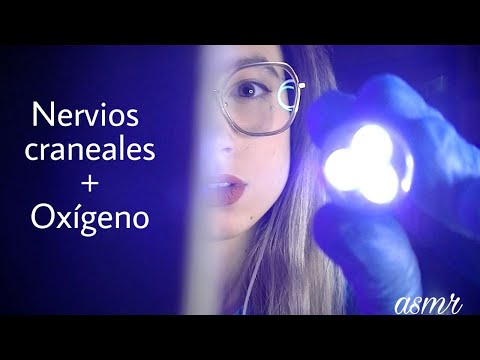 ROLEPLAY en ASMR | Te pongo Oxígeno + NERVIOS CRANEALES | Pau ASMR