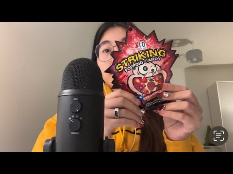 ASMR | Popping Candy Eating