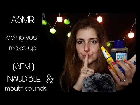 ASMR | Make up Roleplay | (semi) inaudible | mouth sounds | personal attention (german/deutsch)