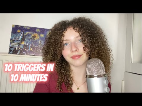 ASMR | 10 TRIGGERS in 10 MINUTES!