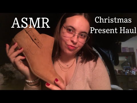 Tapping & Scratching Christmas Present Haul ASMR