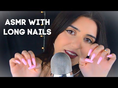 ASMR W/ Tingly Long Nails (Hand Lotion, Scratching, Hand Movements, Tapping, Personal Attention)