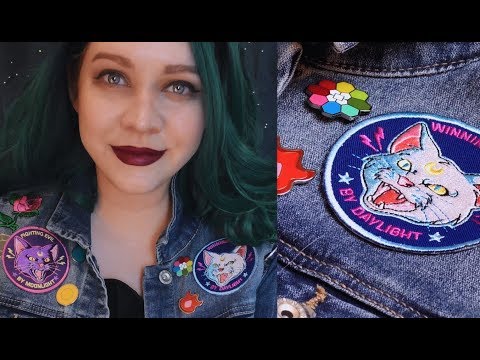 ASMR - Pins & Patches Collection - Softly Spoken Show & Tell