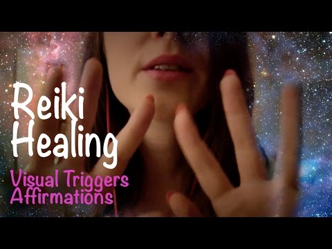 Reiki Energy Healing Role Play ASMR for Trouble Sleeping 💆🏽Hand movements, affirmations, spa music