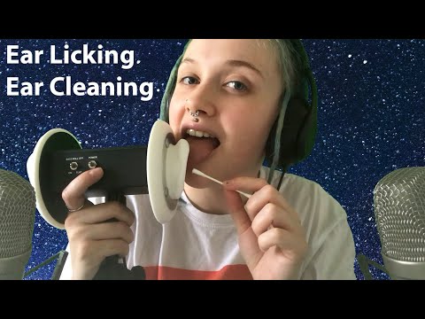 Ear Licking And Deep Cleaning ASMR 👅👂