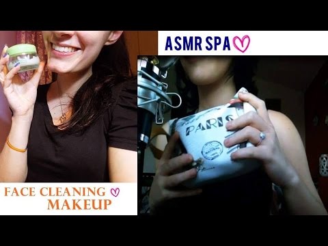 ASMR ITA Spa RP: Face Cleaning and Makeup for you! (feat El ASMR)