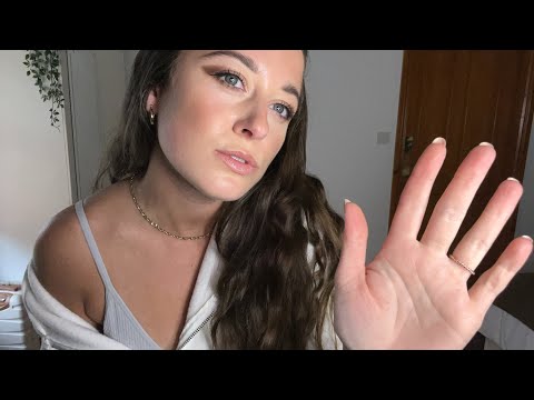ASMR Christian reiki style blessing you | hand movements, aura sweeping, plucking worries, flutters