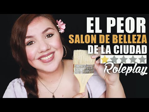 Maquillaje en el PEOR Salon de Belleza de la CIUDAD | ASMR Español | Murmullo Latino