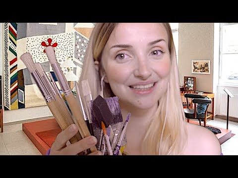 ASMR- Art therapy session roleplay