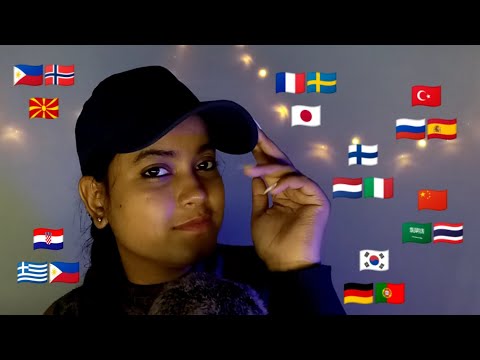 ASMR Whispering *Player* in 20+ Different Languages