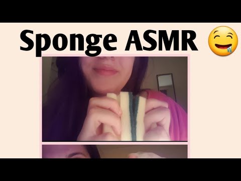 ASMR || Sponge Soundzzz | Cutting, squeezing, bubbles ||