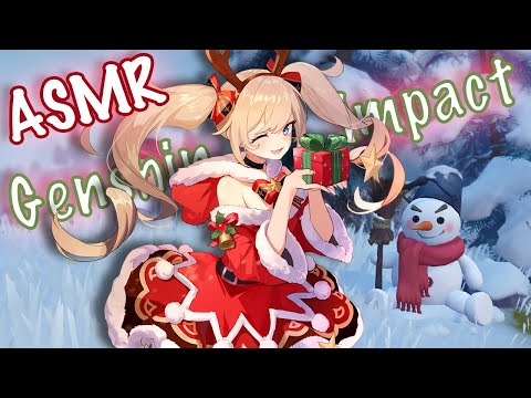 [ASMR] Genshin Impact Letsplay ☃️ Albedo Event ☃️ Puffy Snowman & Trainings