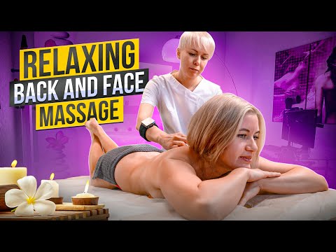 ENCHANTING RELAXING BACK AND FACIAL MASSAGE | REJUVENATION AND GLOWING SKIN FOR BEAUTIFUL GIRL