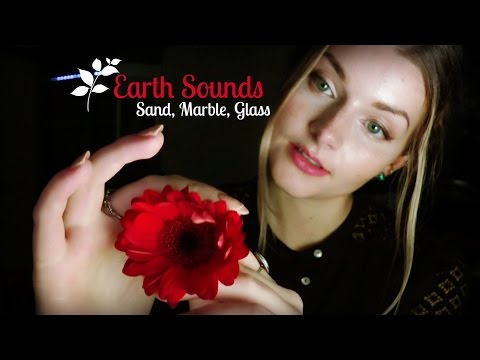 ASMR Soft Spoken Positive Affirmations | Earth Sounds: Sand, Glass, Marble