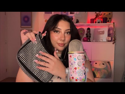ASMR shoe tapping, purse tapping, textured scratching & fabric scratching 😴💜 | HayBooBoo’s CV