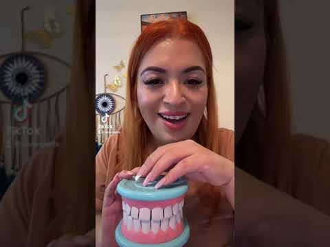 ASMR| 3 minute of brushing/checking your teeth 🦷