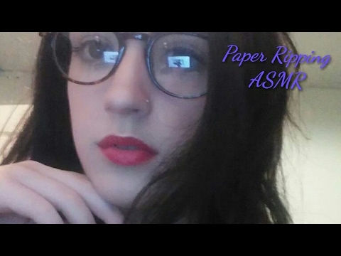 ASMR Paper Ripping, Tapping, and Crumpling  | Taylor Krook