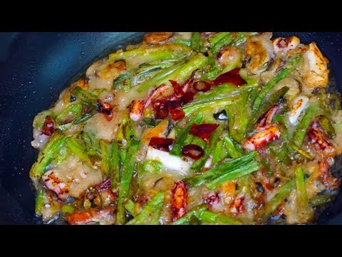 ASMR 비 오는 날 해물파전 Korean Seafood Pancake 海鮮チヂミ海鲜路面