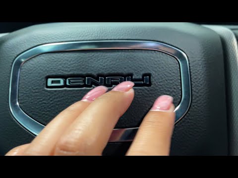 ASMR Fast Car Tapping/Scratching + leather sounds