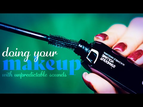ASMR ~ Doing Your Makeup ~ Unpredictable Layered Sounds, Personal Attention, Closeup