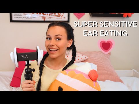 CALM and SENSITIVE ASMR EAR EATING💘 (Not Sexualized)