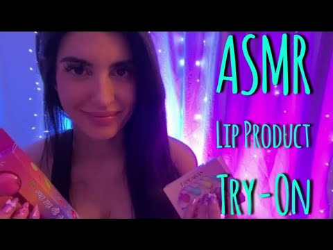 ASMR Lipstick, Lipgloss, Lip Oil Try-On + Kisses 🫦💄💋