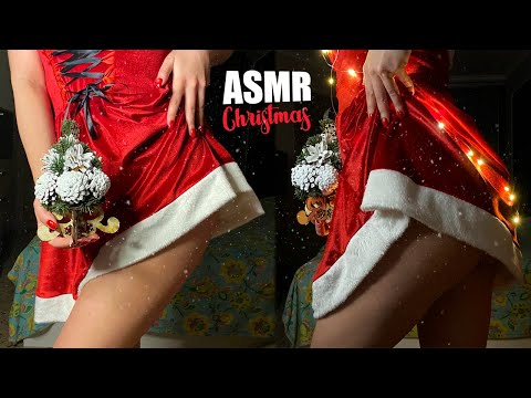 ASMR Hot Christmas Mrs. Claus  Scratching & Many Triggers