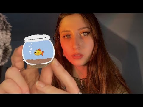 asmr | the fishbowl effect with a twist | intense wet mouth sounds