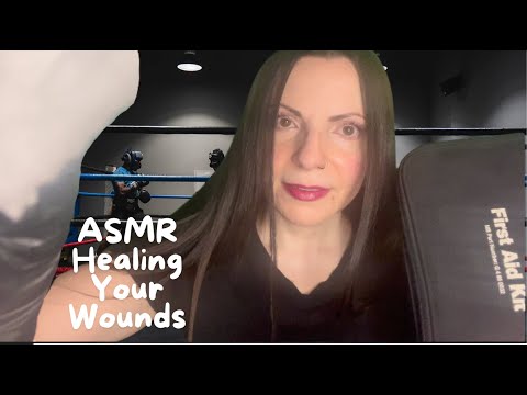 ASMR Healing Your Wounds After Boxing Match (Layered Sounds)