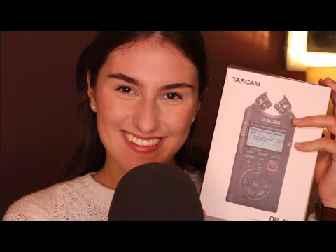 [ASMR] whispering about the TASCAM DR-40X +Sounds with the Box // (german/deutsch) Isabell ASMR