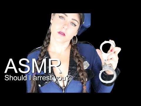 Police Officer Lips Pulls you over and Hand cuffs you!