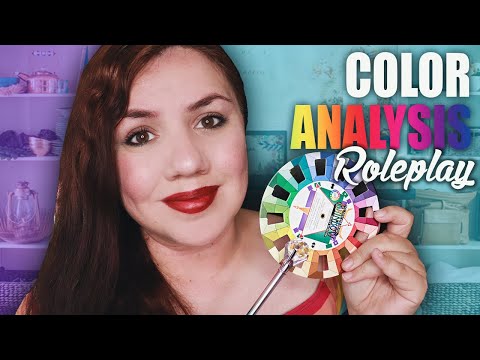 ASMR DETAILED Color Analysis for your Makeup Roleplay