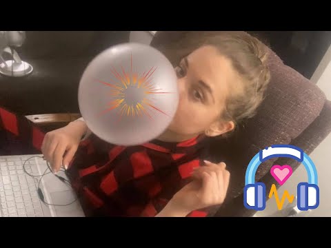 Blowing Bubbles While working on the pc | Relaxing Tingly Sound ASMR