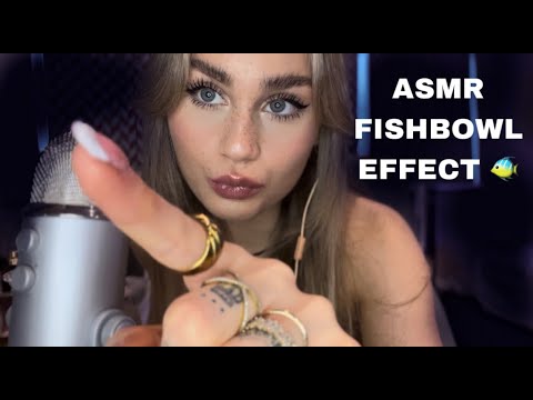 ASMR | Fishbowl Effect 🐠 (Inaudible Whispering, Tapping)