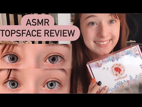 ASMR| TopsFace Try On Review | Best Coloured Contact Lenses For Dark Brown Eyes 👁