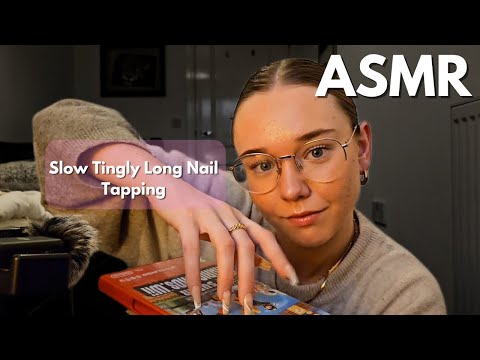 ASMR | Slow Long Nail Tapping | 30 mins of tingles for sleep!