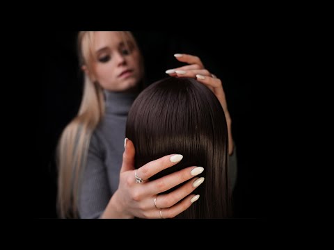 ASMR |  HAIRCUT with DEEP SCALP CONDITIONING